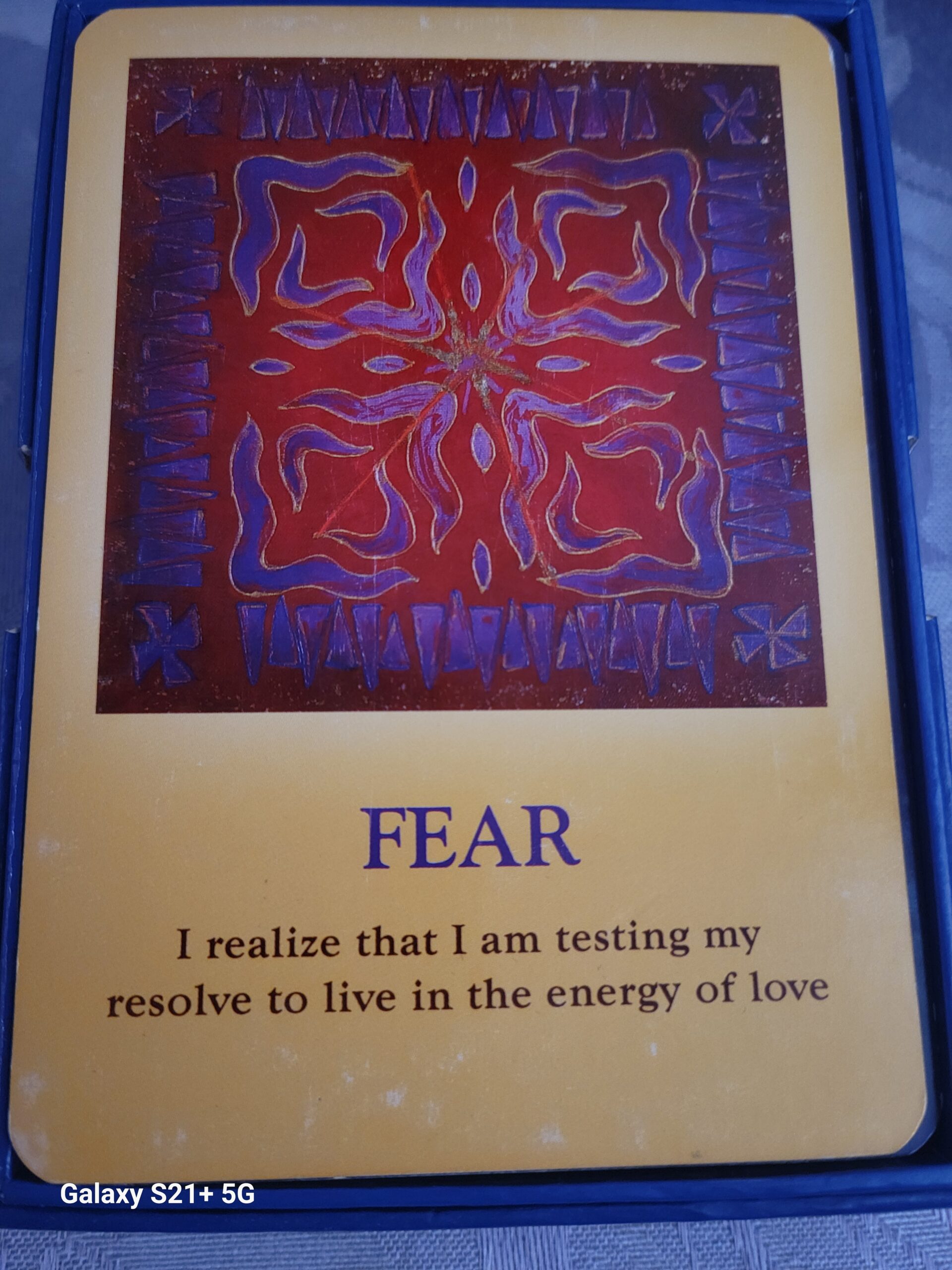 Daily Card Reading ~ Fear
