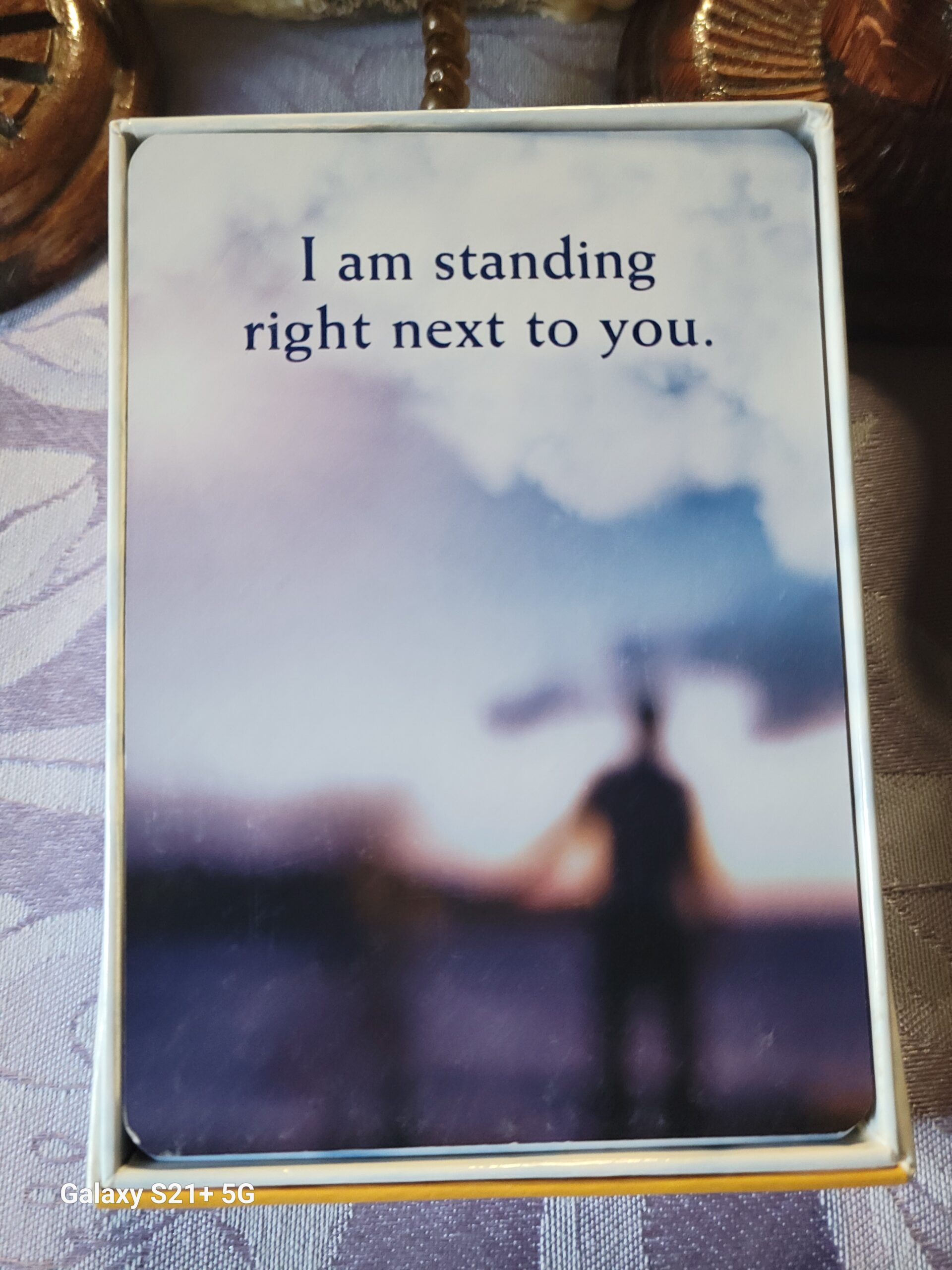 Daily Card Reading ~ I am standing right next to you.