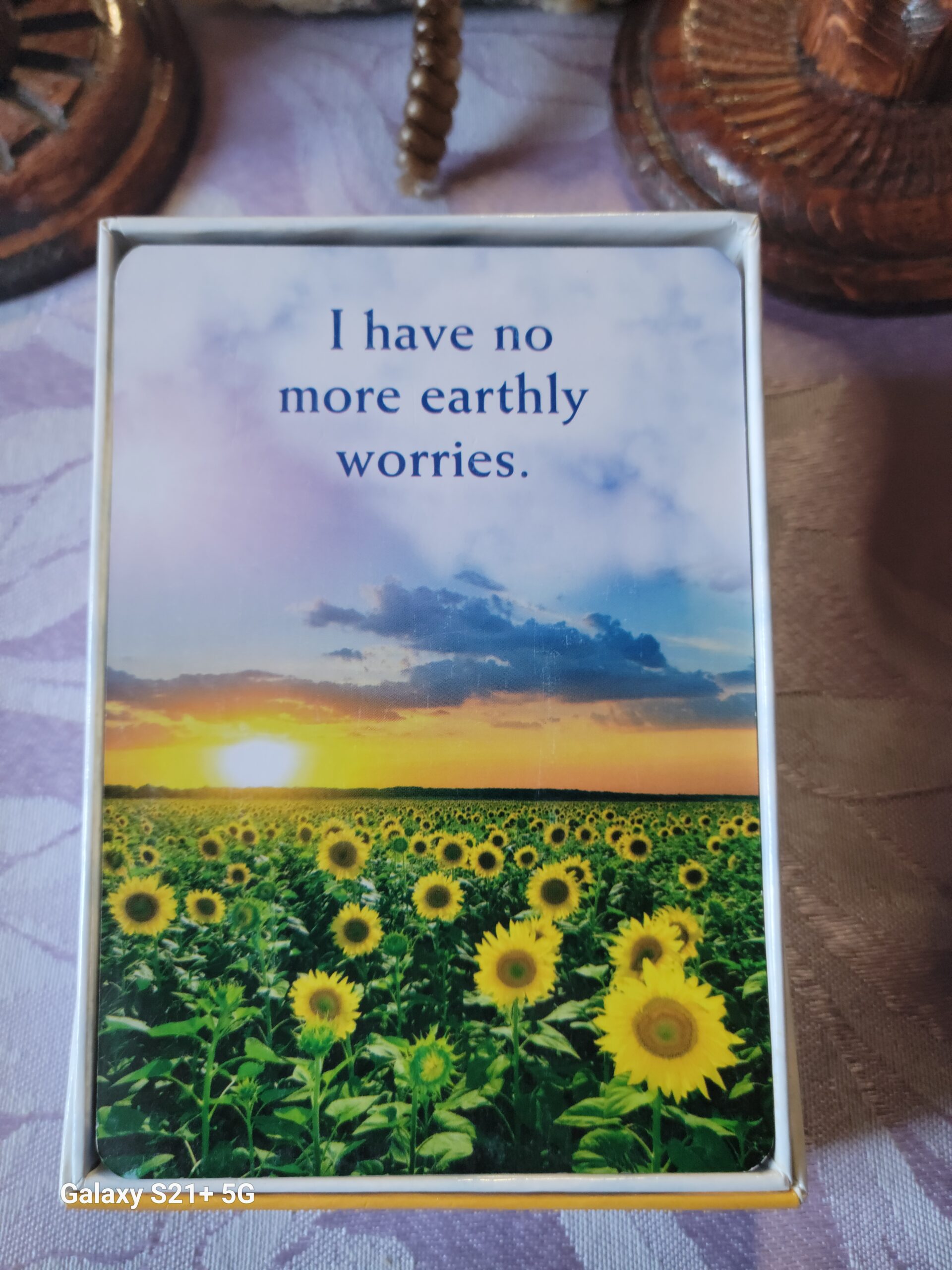 Daily Card Reading ~ I have no more earthly worries.