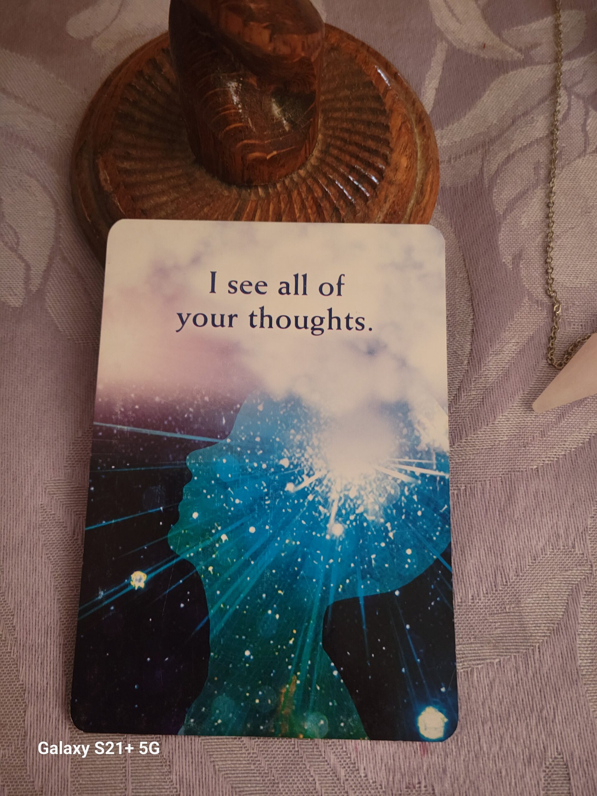Daily Card Reading ~ I see all of your thoughts.