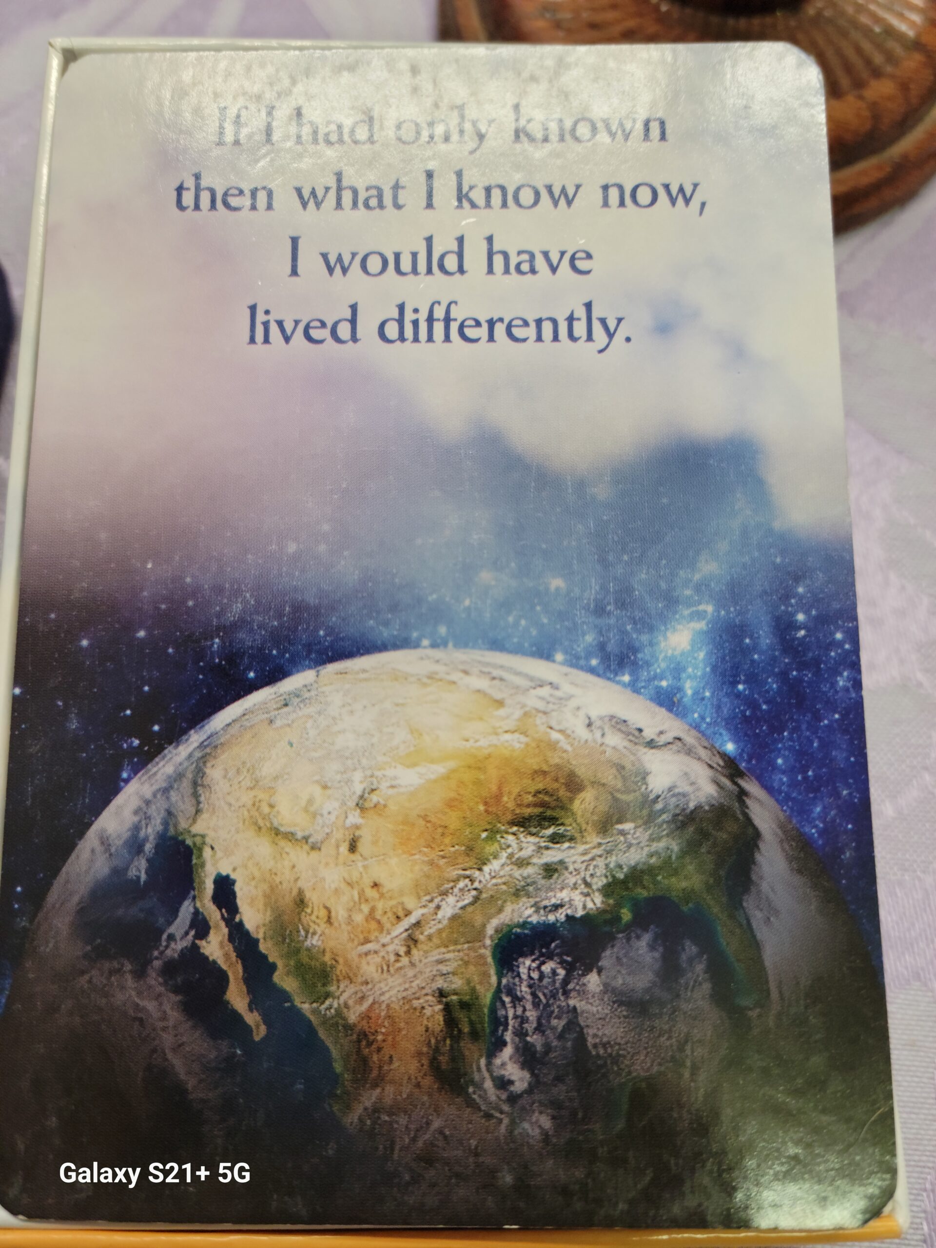 Daily Card Reading ~ If I had only known then what I know now, I would have lived differently