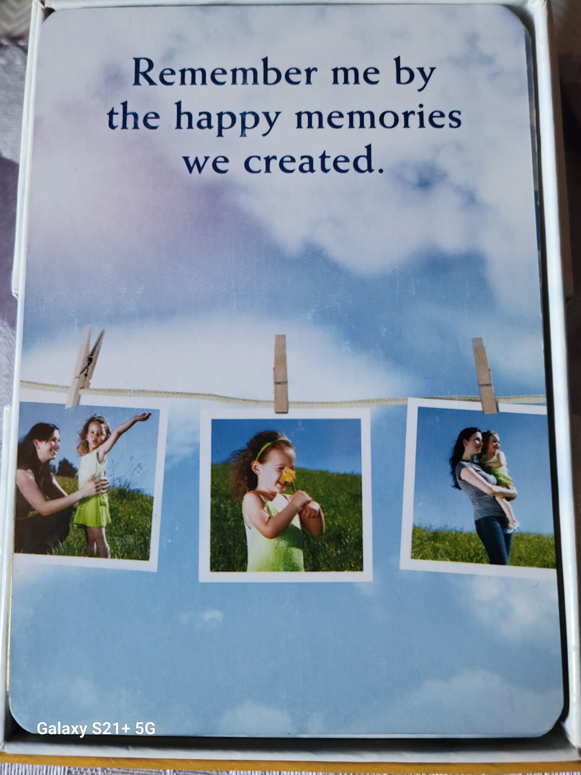 Daily Card Readings ~ Remember me by the happy memories we created.