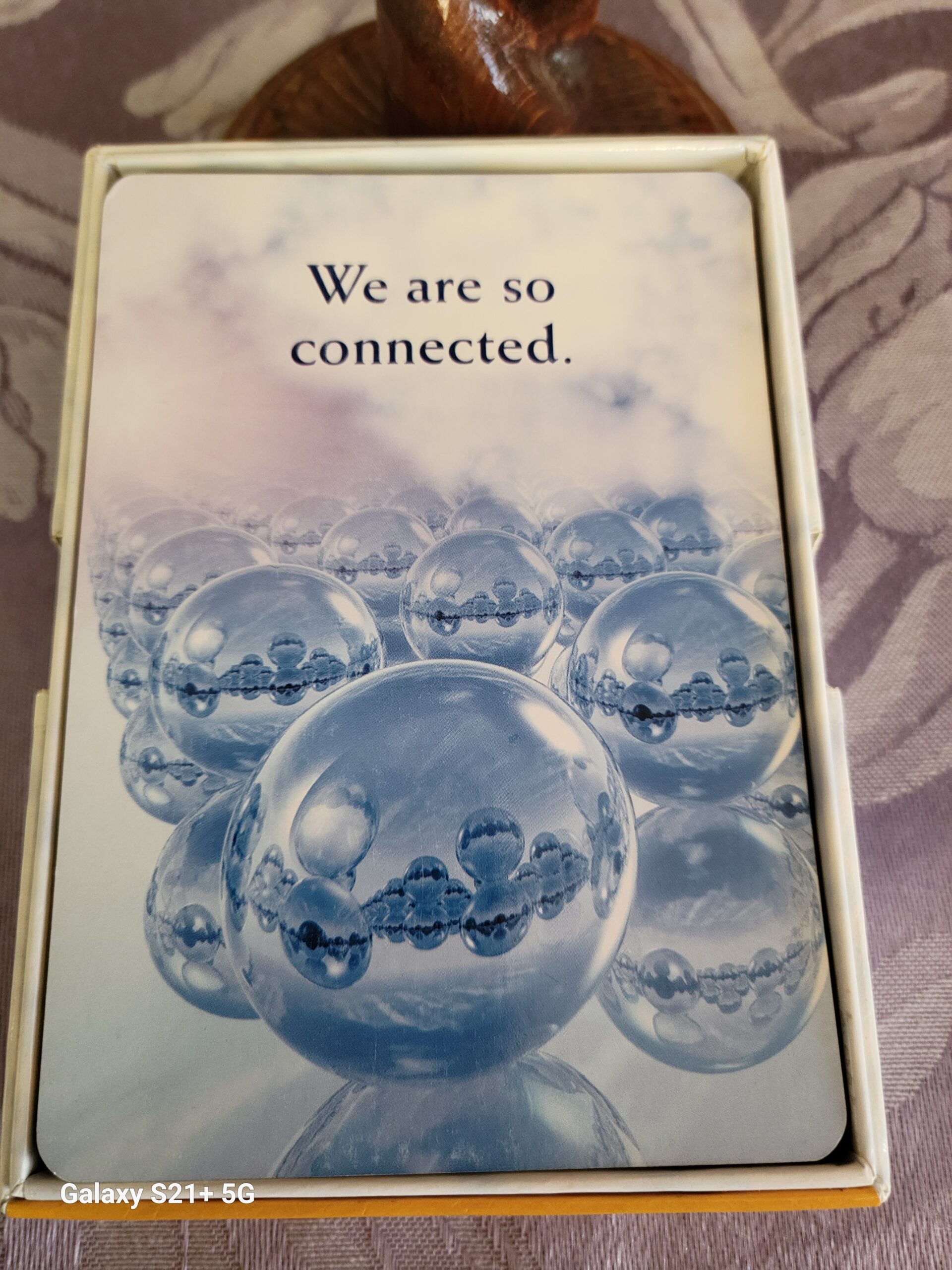 Daily Card Reading ~ We are so connected.