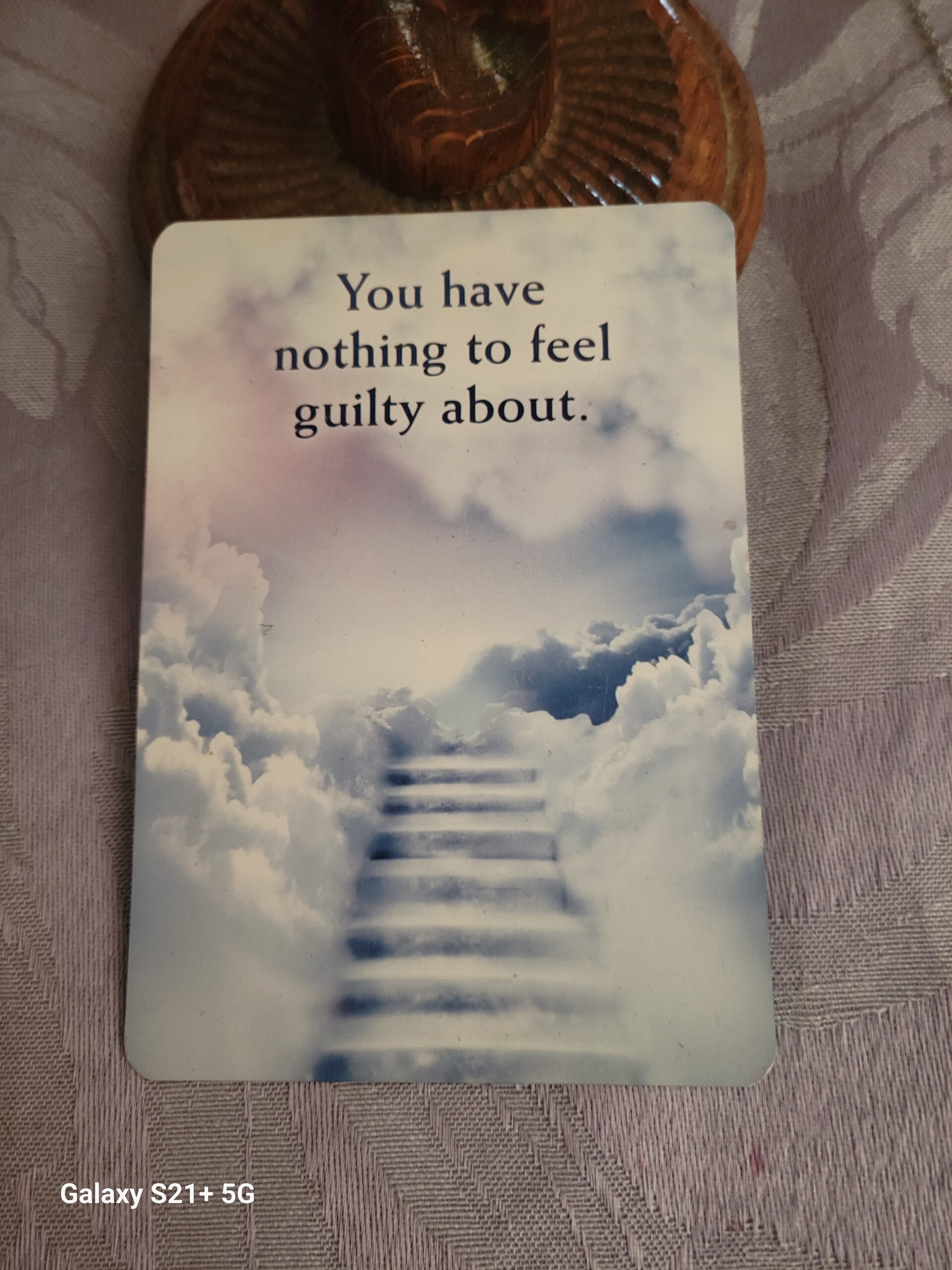 Daily Card Reading ~ You have nothing to feel guilty about.